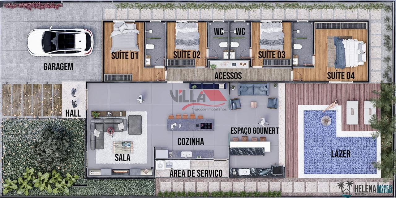 Casa de Condomínio à venda com 4 quartos, 400m² - Foto 19